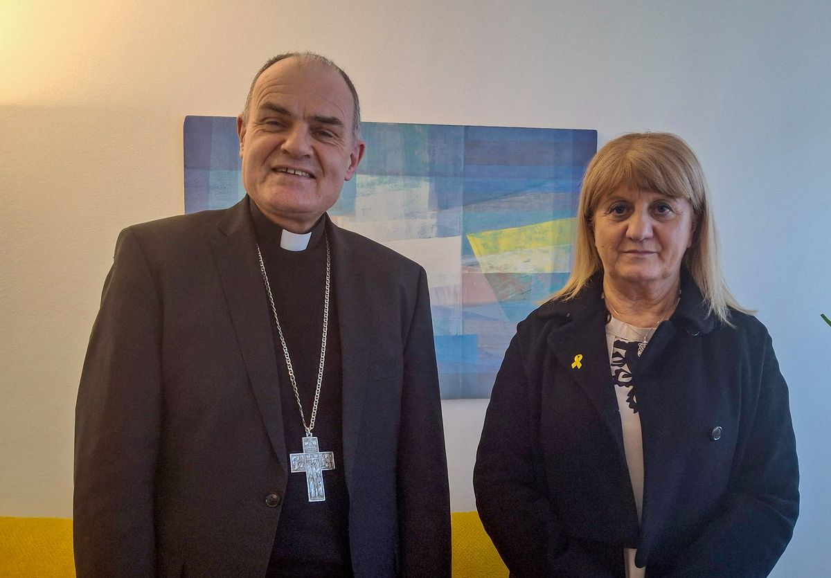 Bischof Muser im Austausch mit der jüdischen Kultusgemeinde