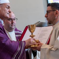 Flaviano Traccone aus Bozen erhielt das Akolythat.