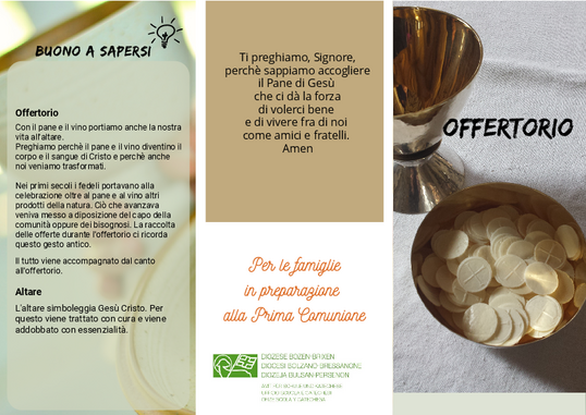 Commento Offertorio Prima Comunione Clipart